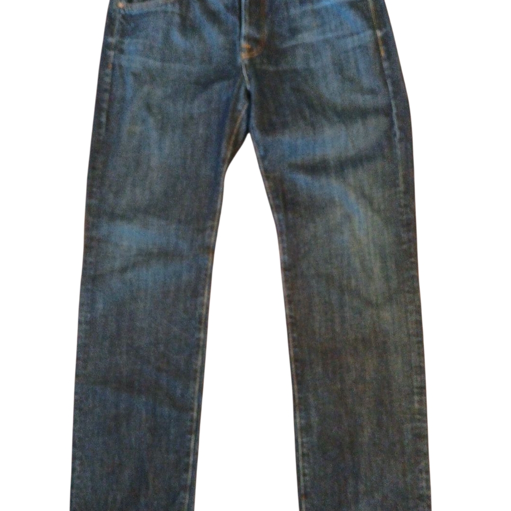 7 For All Mankind Blue Straight Jeans Classic Style